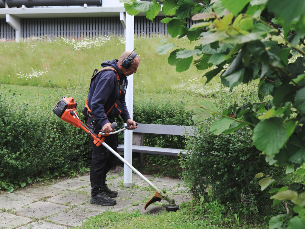 Gartner kantklipper gress med trimmer